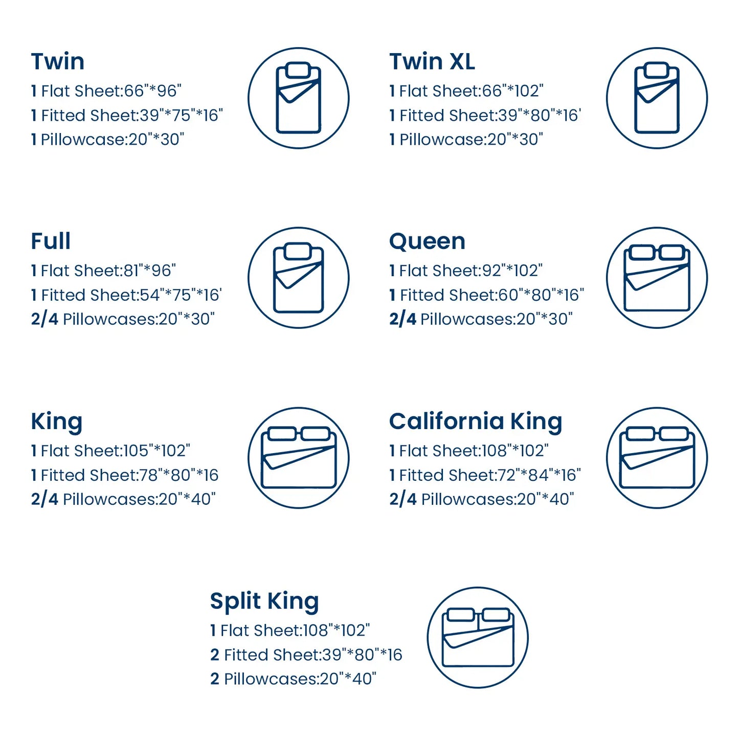 Bamboo Sheets Set-6pc